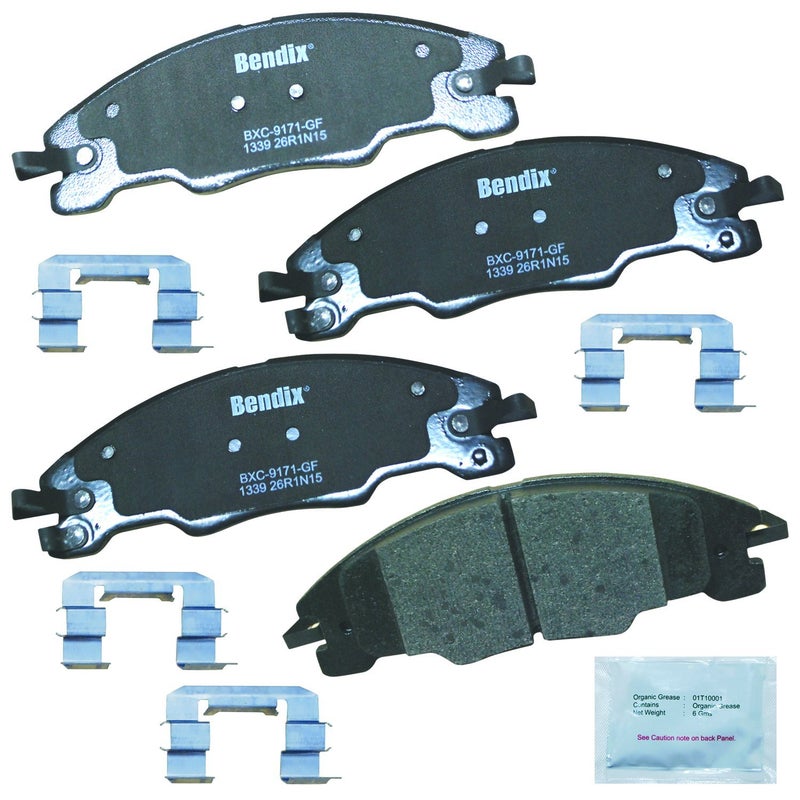 Bendix Priority1 CFC1339 Ceramic Front Brake Pads for Ford Focus 2011-2008 - Image 3