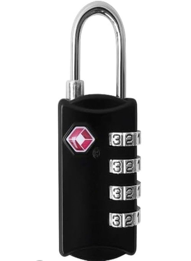 ILIKA TSA Luggage Locks with 4 Digit Combination, Heavy Duty Set Your Own Padlocks for Travel, Baggage, Suitcases & Backpacks, Multicolor (Pack of 1) - Image 1