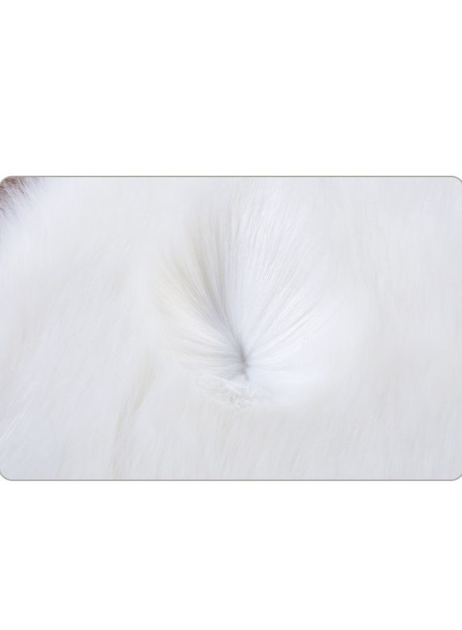 Rabbit Fur Double Side Plush Heart Shaped Throw Pillow (Size 35×45CM) - Image 2