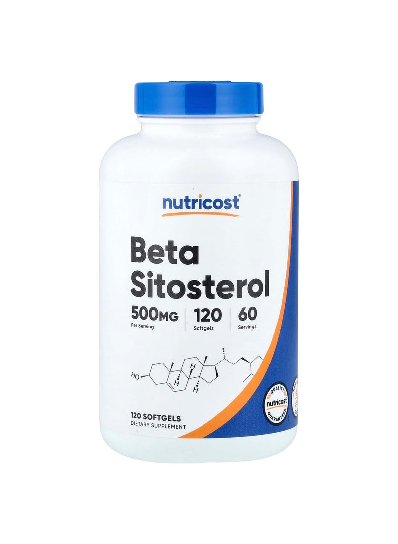 Nutricost Beta Sitosterol, 120 Softgels (250 mg per Softgel)
