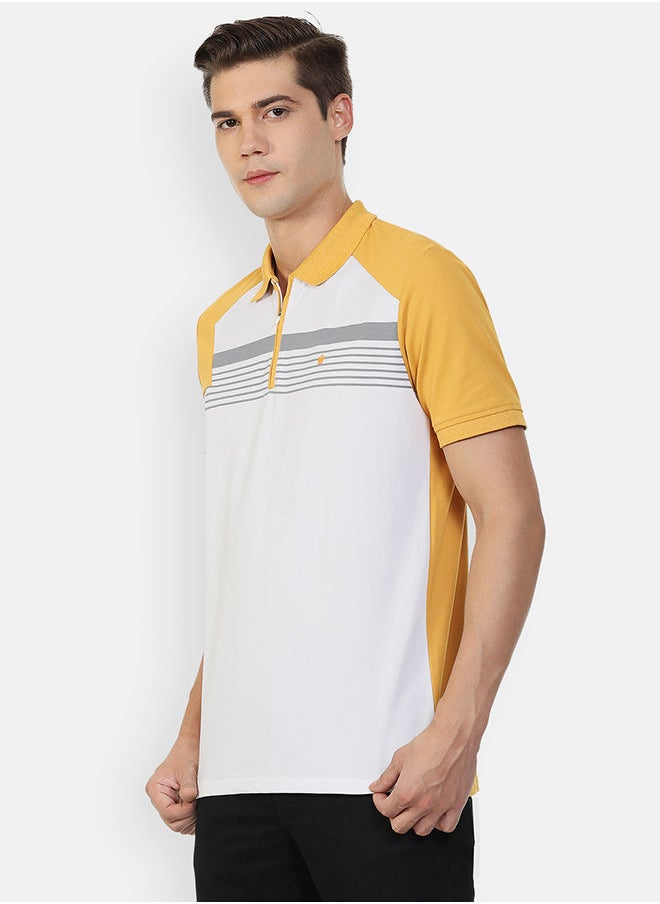 LOUIS PHILIPPE - Regular Fit Polo Neck Casual T-shirt - Image 1