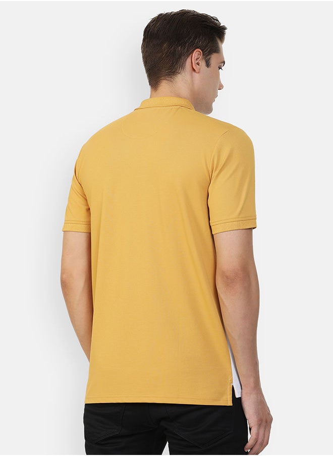 LOUIS PHILIPPE - Regular Fit Polo Neck Casual T-shirt - Image 1