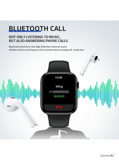 Joyeworld Smart Watch HW37 Plus with 1.82 Inch Full HD Display Black  - Image 2