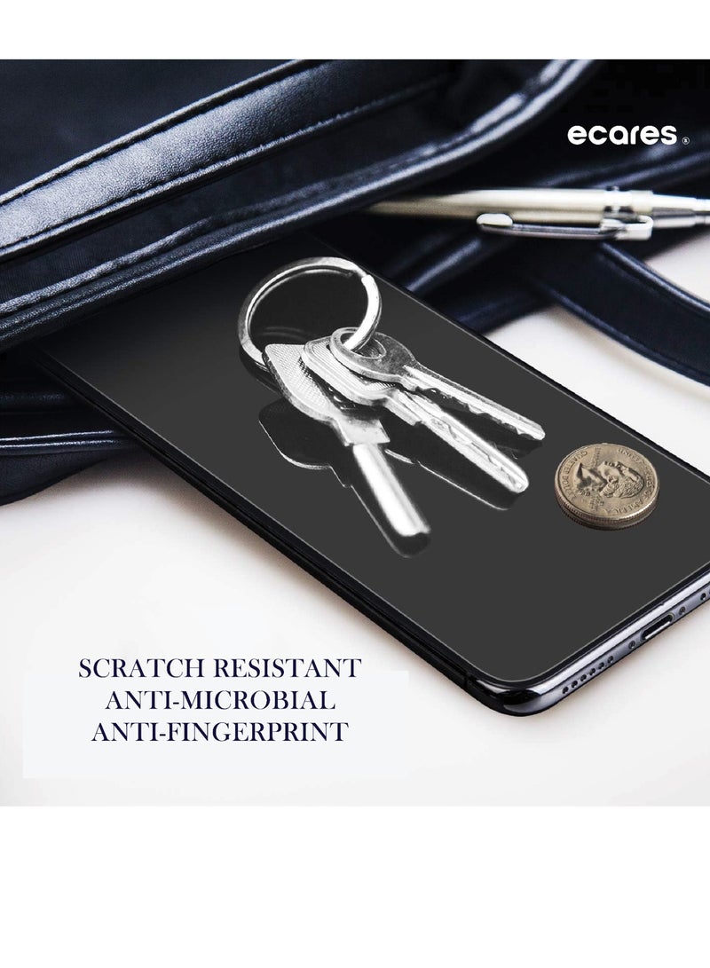 إيكاريس إي كيرز® واقي شاشة iPhone 15، شفاف عالي الدقة، زجاج مقسى 9H، حماية من الدرجة العسكرية، مقاوم للخدش، مضاد لبصمات الأصابع، تغطية كاملة، مضاد للاصفرار، خالي من الفقاعات، (حزمة-2) - Image 4