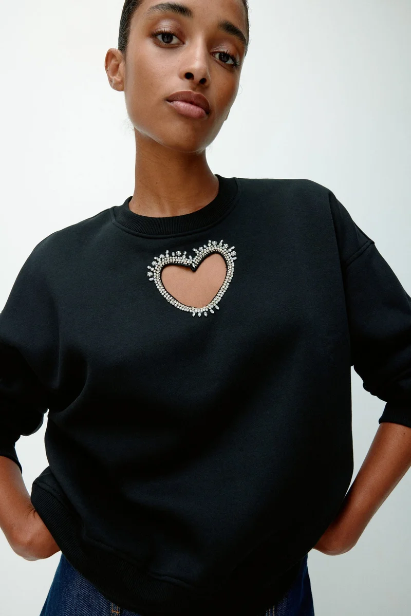 H&M Embellished sweatshirt