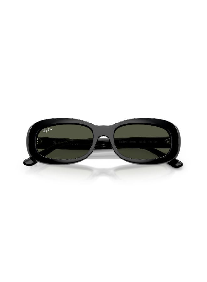Ray-Ban Women Full Rimmed Oval Sunglasses 0RB2221 - Image 5