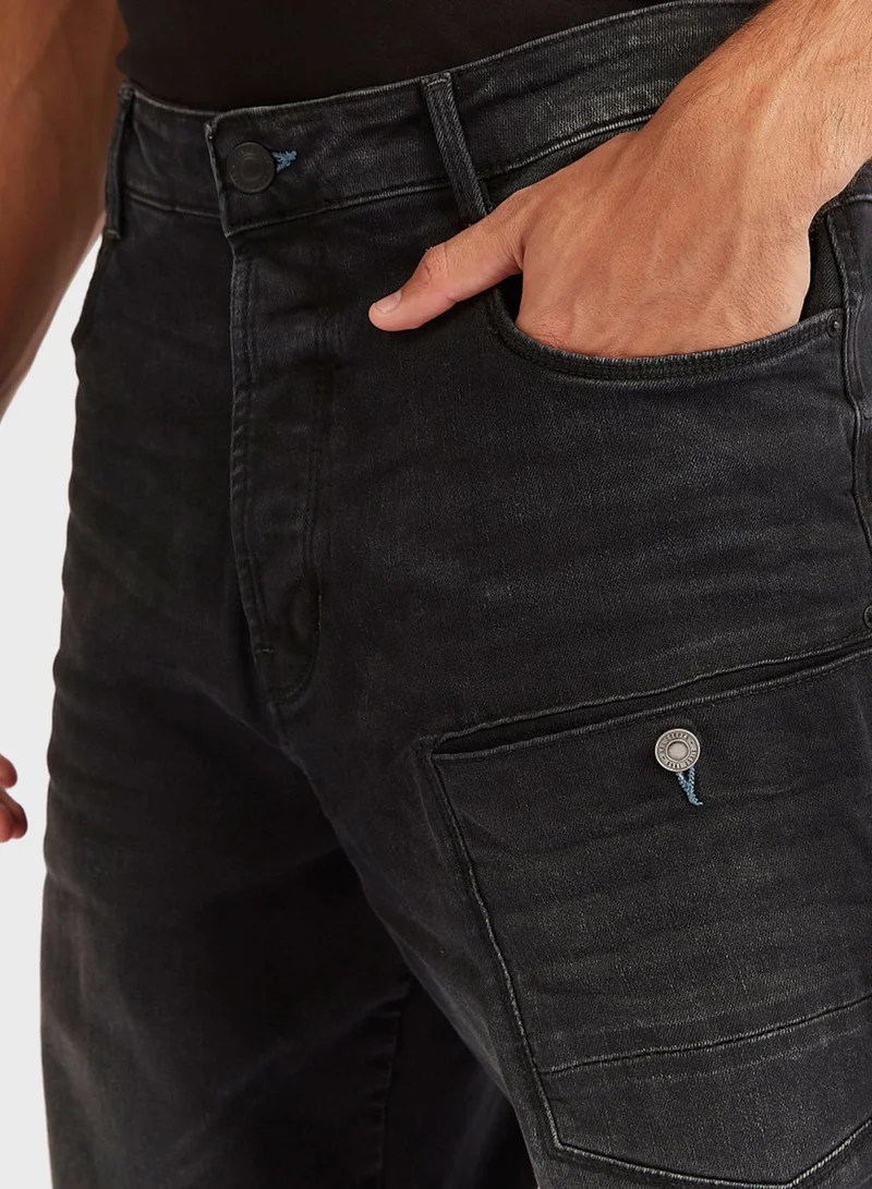Lee Cooper Relaxed Mid Wash Jeans