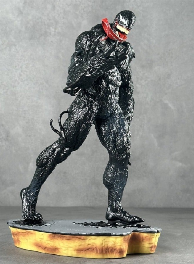 HALAMODO Avengers Alliance Ultra-large Venom Spider-Man Handmade Statue Model Desk Decoration 30CM  - Image 2