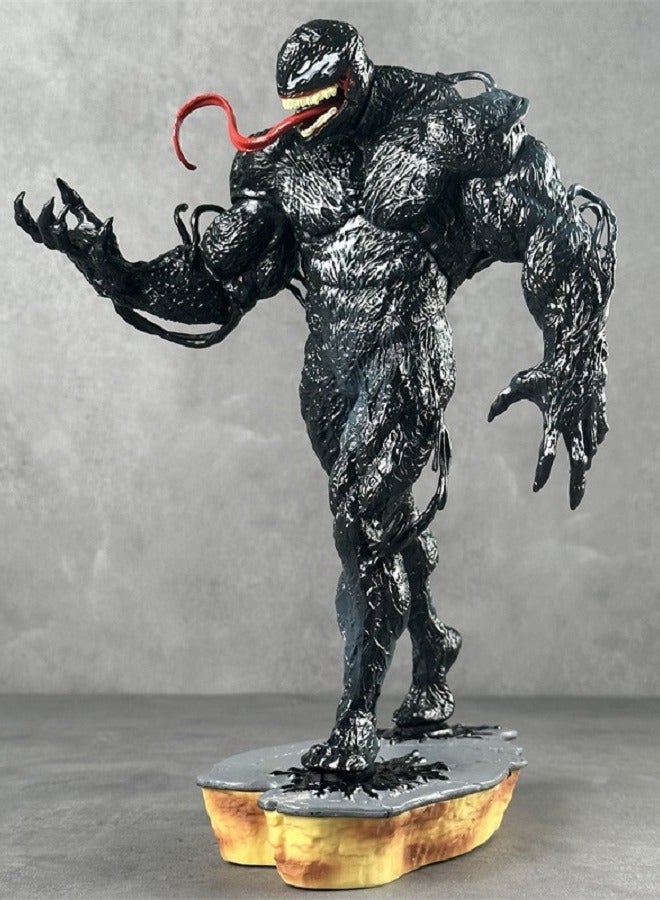 HALAMODO Avengers Alliance Ultra-large Venom Spider-Man Handmade Statue Model Desk Decoration 30CM  - Image 3