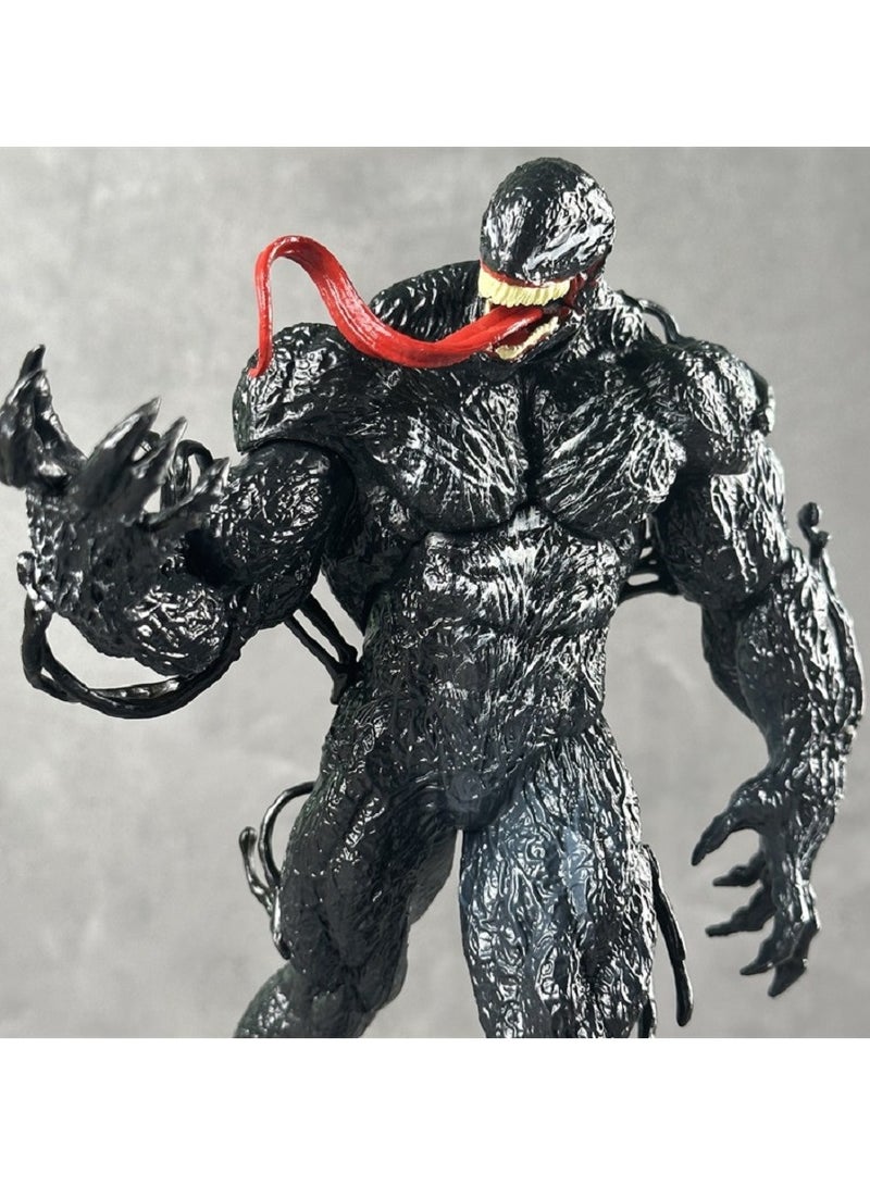 HALAMODO Avengers Alliance Ultra-large Venom Spider-Man Handmade Statue Model Desk Decoration 30CM  - Image 4