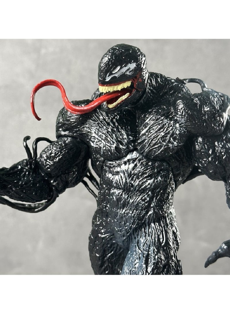 HALAMODO Avengers Alliance Ultra-large Venom Spider-Man Handmade Statue Model Desk Decoration 30CM  - Image 5