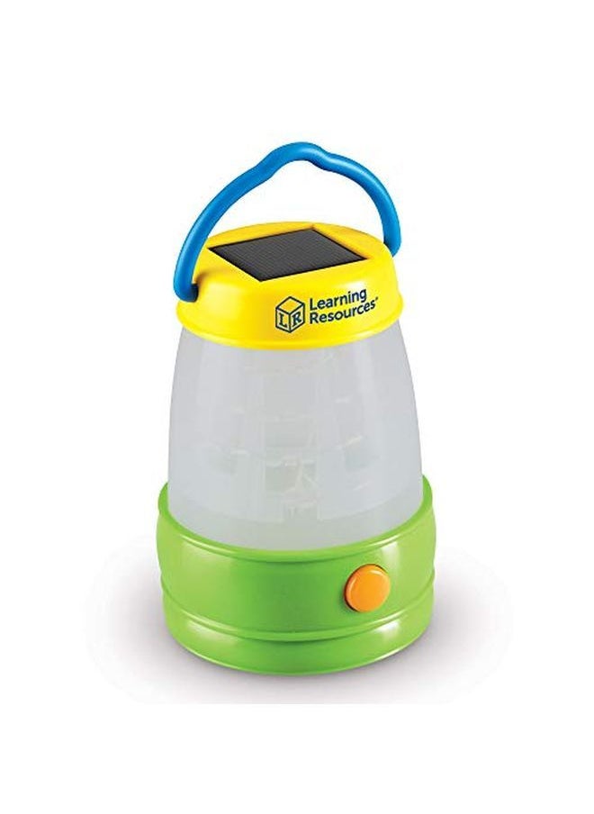 Learning Resources Solar Lantern Kids Camping Accessories Easygrip Portable Light Exploration Play Ages 3+  - Image 1