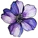 MAKTEM One Large Purple Clematis Flower Holographic Car Decal Waterproof Removable Peel and Stick Auto Accessory for Car Vehicle Truck Window Laptop 45x45in 1PC One Purple - Image 2