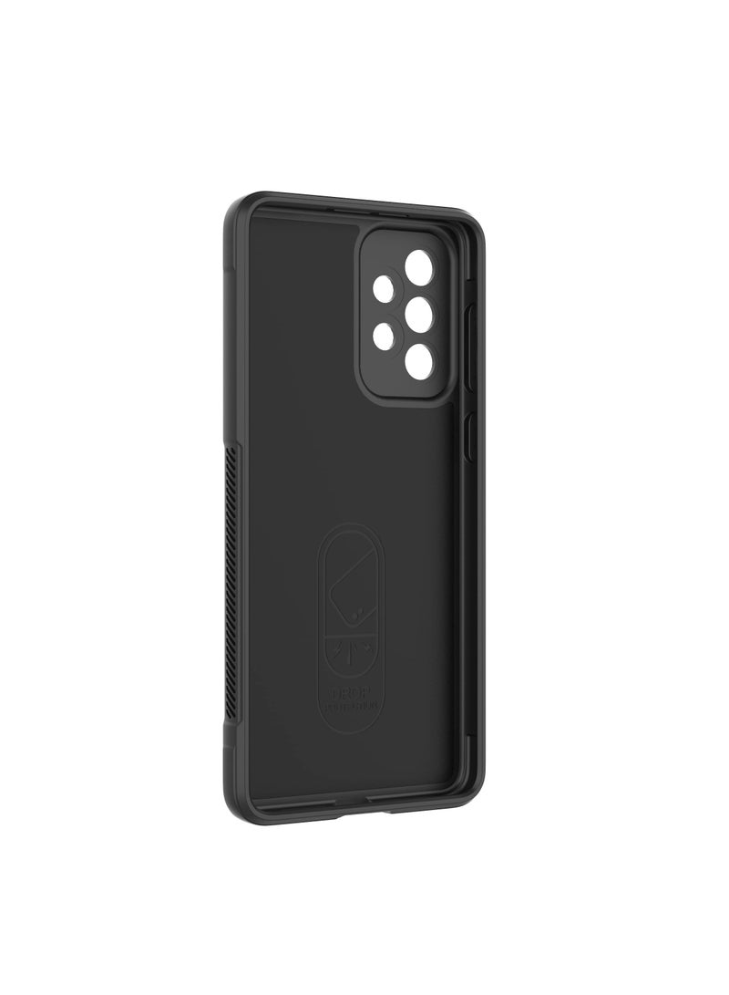 Phone case cover Magic Shield TPU + Silicone Shockproof Phone Case For Samsung Galaxy A73 (Black) - Image 3