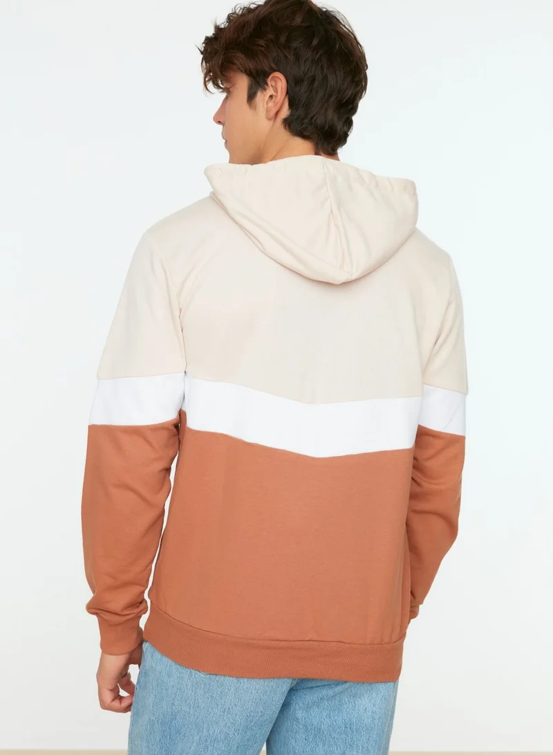 trendyol Color Block Hoodie