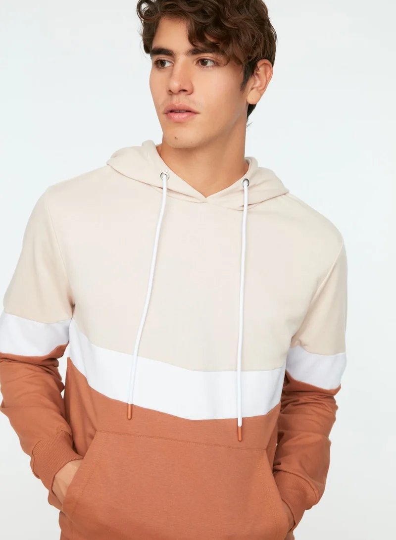 trendyol Color Block Hoodie
