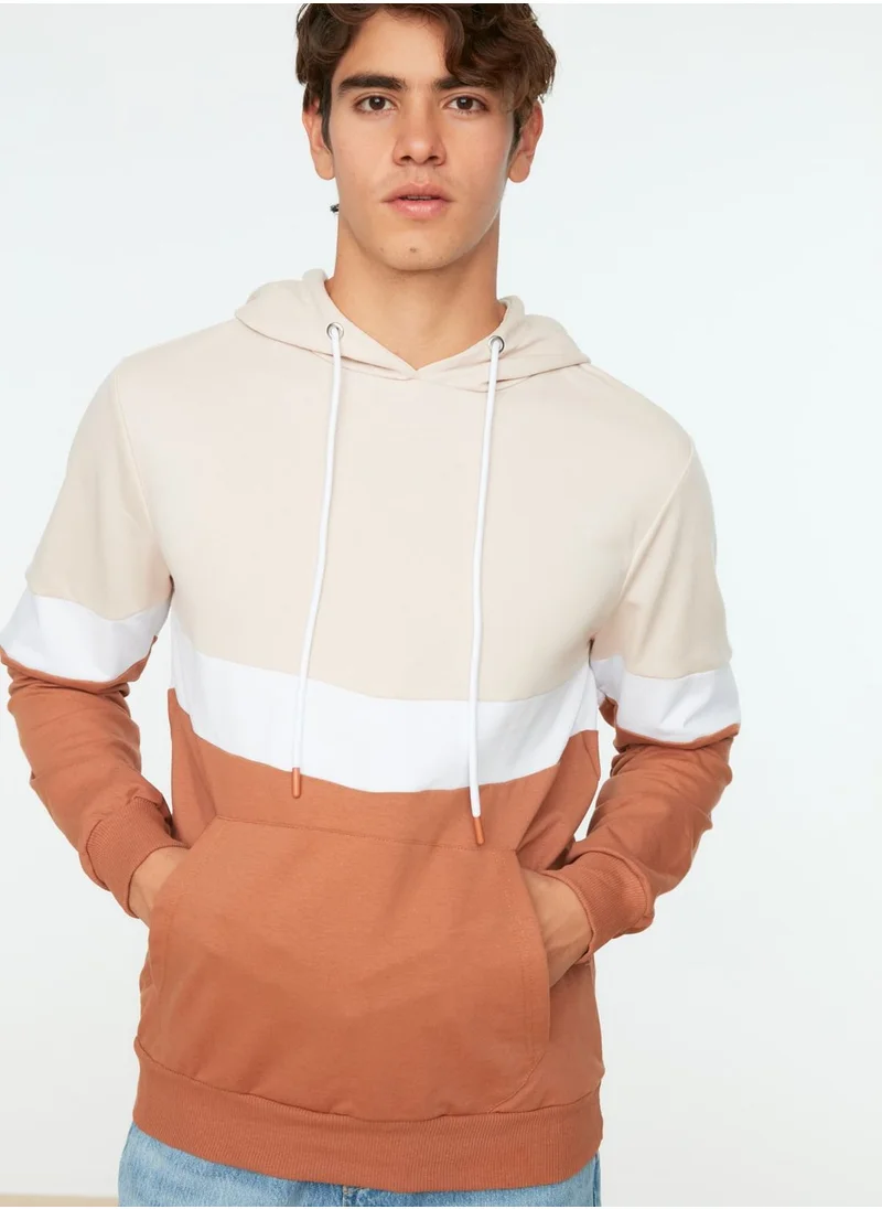 trendyol Color Block Hoodie