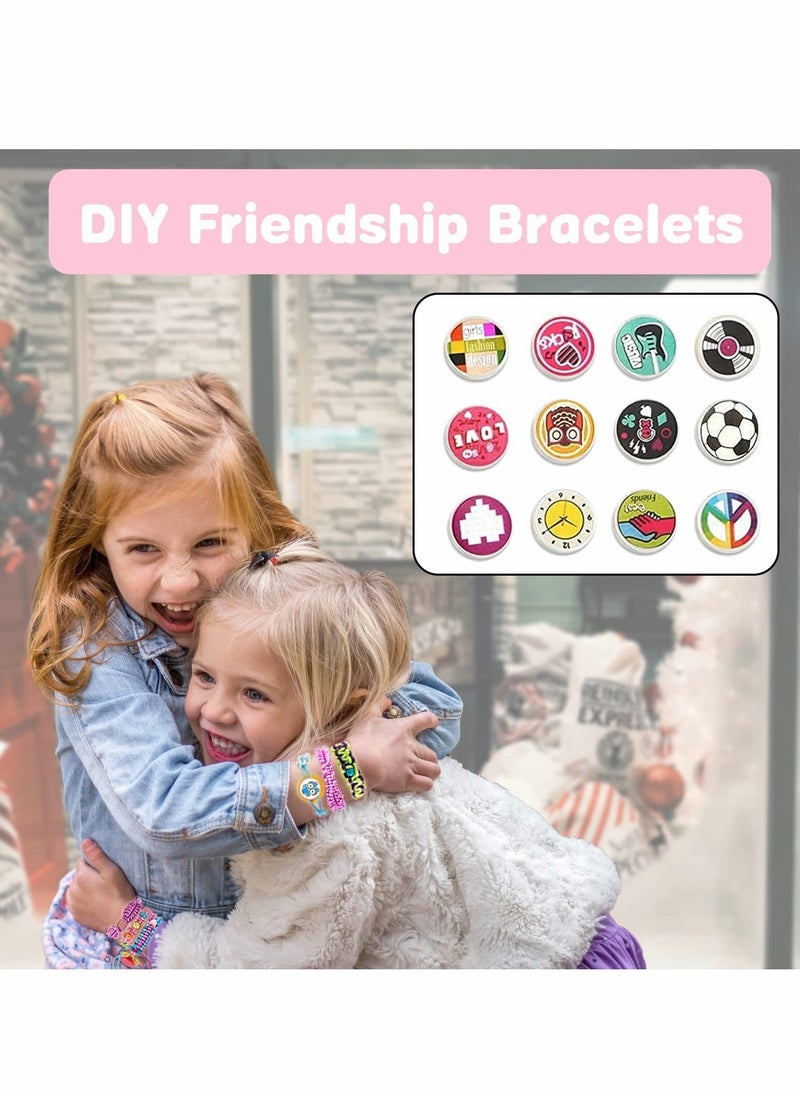Friendship Bracelet Making Kit - Arts and Crafts Jewelry Making Toys for Teen Kids Ages 6 - 12 Year, Gifts for Party Supply, Birthday, Rewarding, and Travel Activity - Image 3