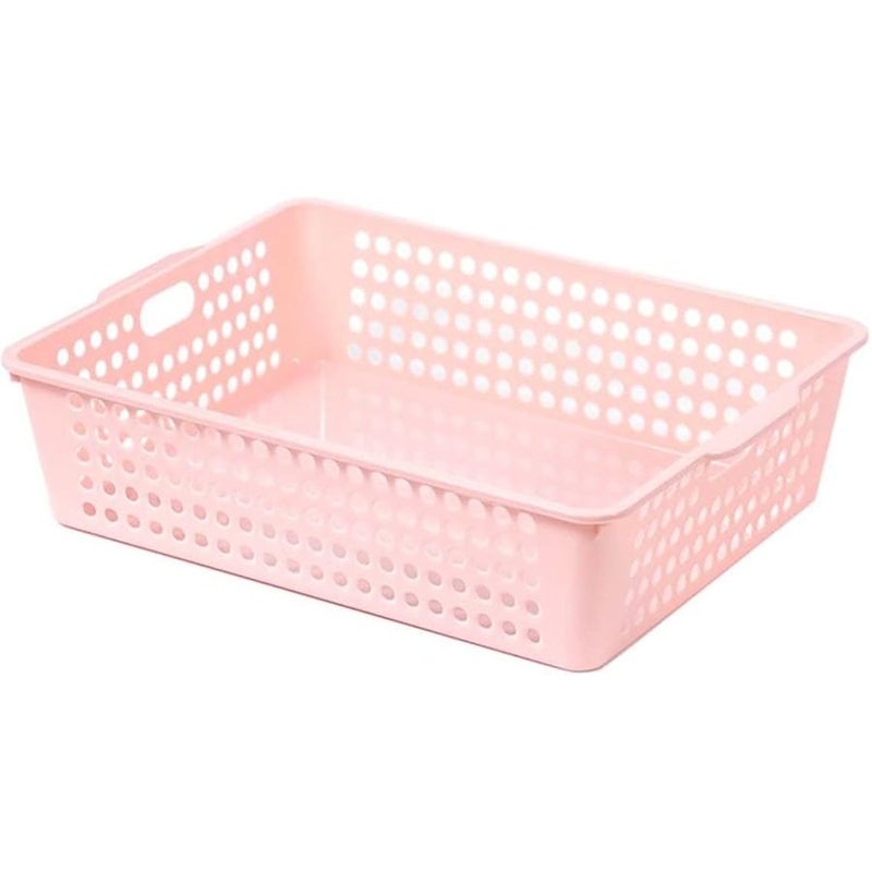 3 Pack Wire Storage Baskets Organizer Bins For Home Office Random Color - Image 1