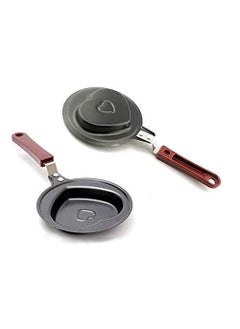 KItchenbuzz KItchenbuzz Steel Lovely Cartoon Shape Mini NonStick Egg Frying Pan NonStick Pot Molds Cartoon Easy Pan Breakfast Cookware Design May VaryMini Omlet Pan 12 cm  - Image 5