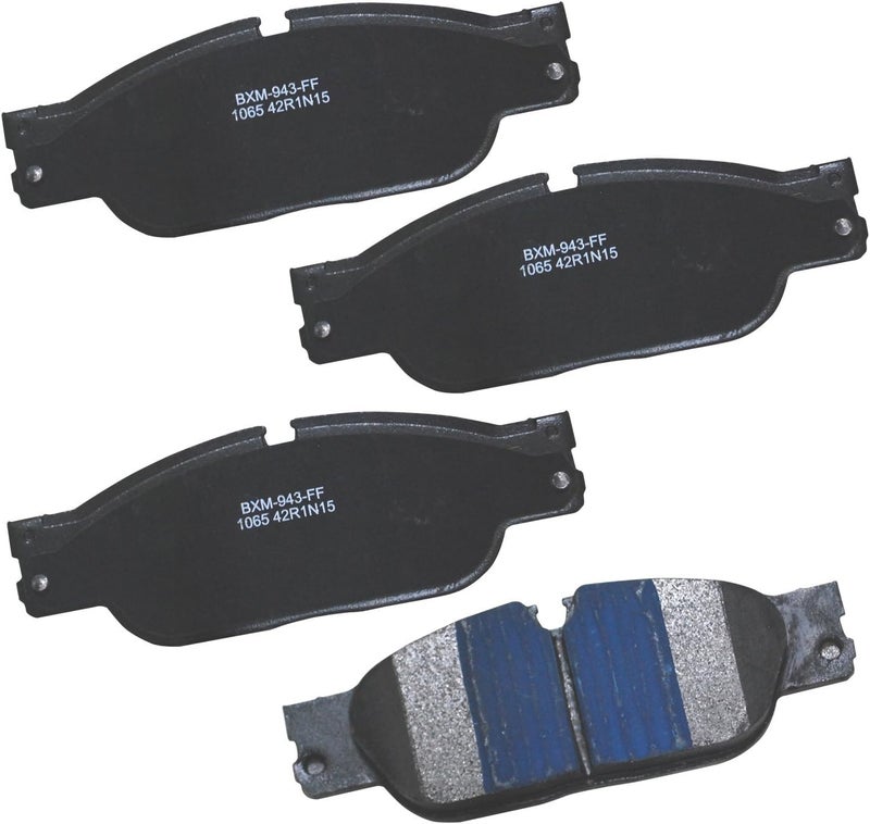 Bendix Premium SBM1065 Semi-Metallic Front Brake Pads for Jaguar S-Type 2005-2003, Vanden Plas 2005-2004, XJ8 2005-2004 - Image 1