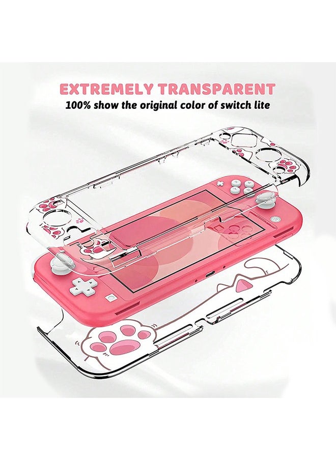 HY Compatible with Nintendo Switch Lite Case,Rigid PC Transparent Split Shock Resistant Hard Case with Scratch Resistant Design Suitable for Animal Crossing Design  - Image 3