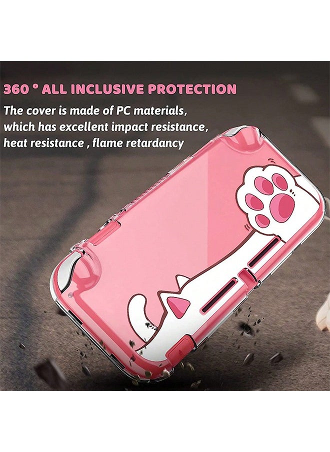 HY Compatible with Nintendo Switch Lite Case,Rigid PC Transparent Split Shock Resistant Hard Case with Scratch Resistant Design Suitable for Animal Crossing Design  - Image 4
