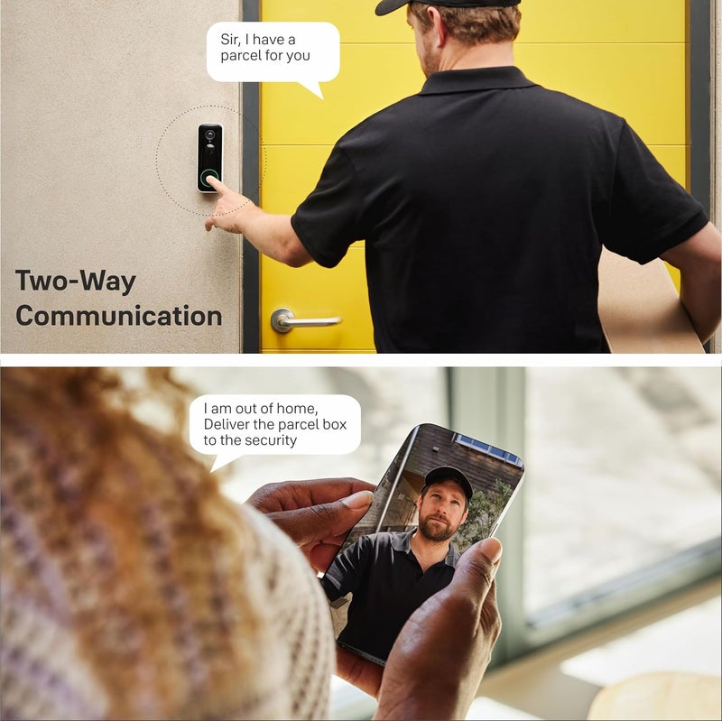 Yale Yale Smart WiFi Video Doorbell for Home Live View TwoWay Audio Motion Recordings Customisable Privacy Zones 1080p Full HD Camera with Night Vision Realtime Video Call Works Home app  - Image 2