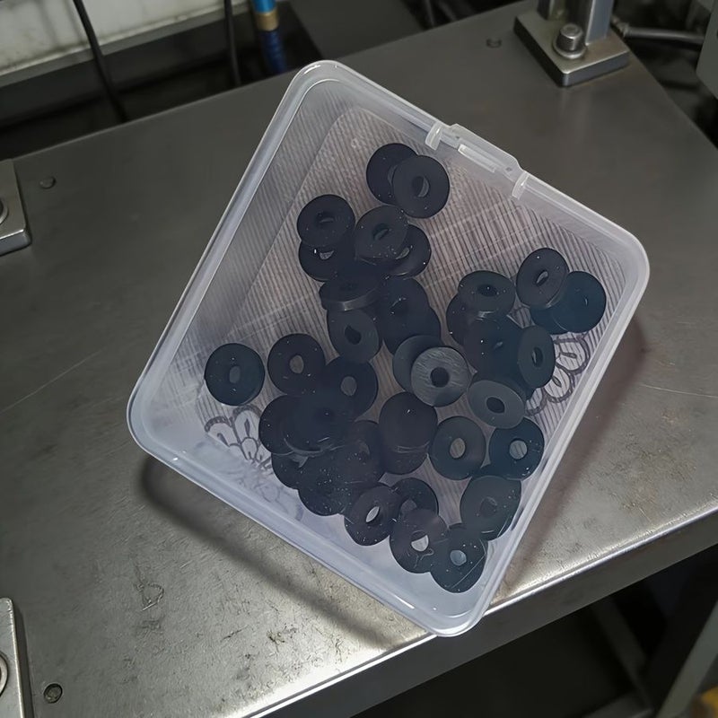 Boxed 55pcs Epdm Round Washers 11 5 4 2 Durable Aging Resistant Suitable For Industrial Hardware And Automotive Parts - Image 2