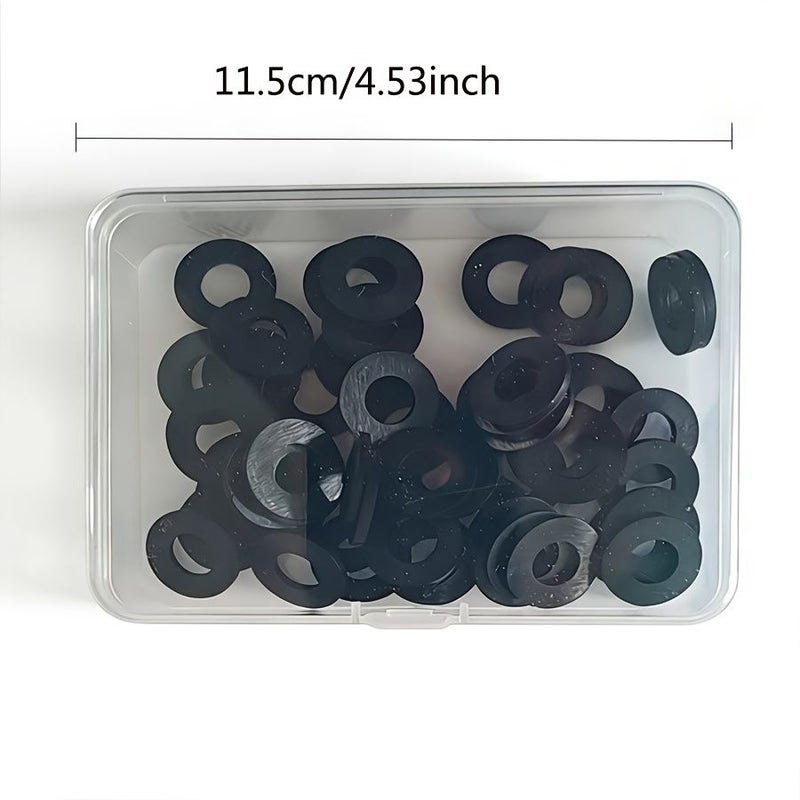 Boxed 55pcs Epdm Round Washers 11 5 4 2 Durable Aging Resistant Suitable For Industrial Hardware And Automotive Parts - Image 3