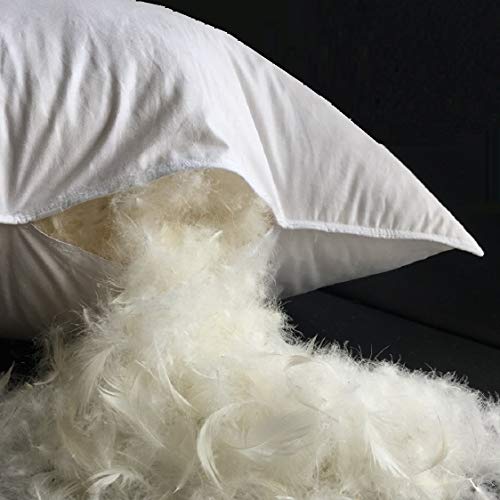 Eastwarmth King Size Goose Down Feather Hotel Collection Bed Pillow for Sleeping for Back, Stomach or Side Sleepers King Size(20x36IN) White 1 Pack - Image 4