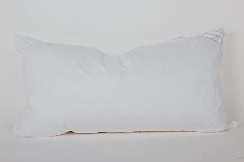 Eastwarmth King Size Goose Down Feather Hotel Collection Bed Pillow for Sleeping for Back, Stomach or Side Sleepers King Size(20x36IN) White 1 Pack - Image 1