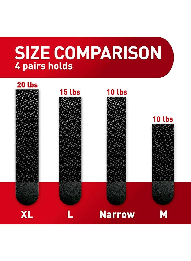Command Ph206Blk 14Na Picture Hanging Strips 14 Large Pairs Black - Image 4