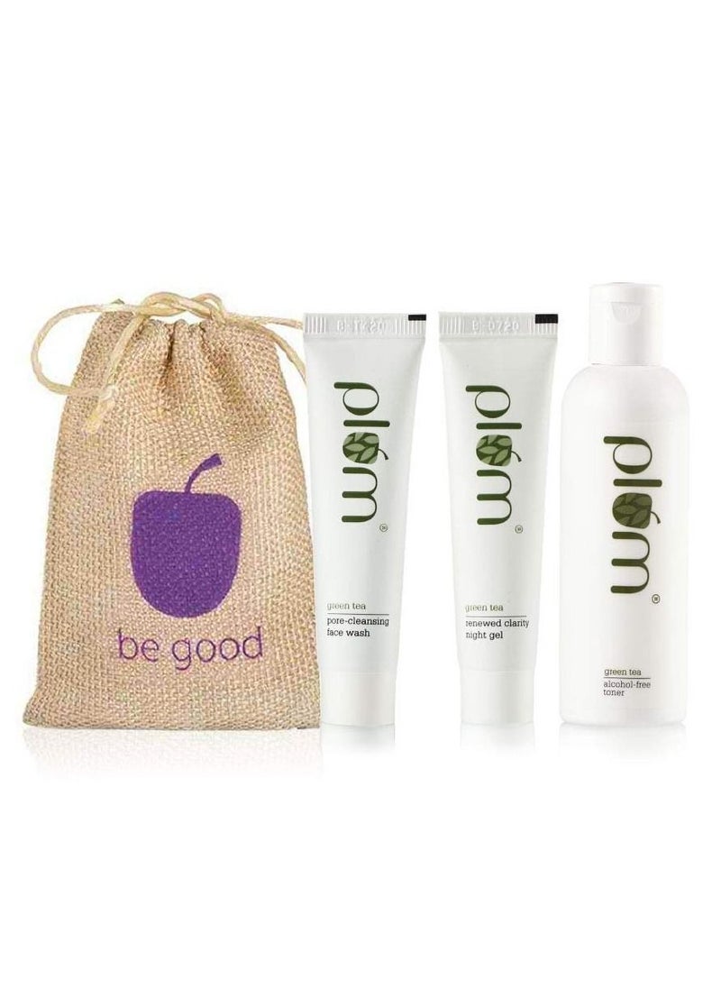 Plum - Green Tea Experience Kit Travel Friendly Mini Combo - Image 1