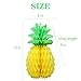 LYART 9 Pcs 14 Inch Pineapple Decorations for Tropical Flamingo Party Summer Hawaiian Luau Party Pineapple Honeycomb Tissue Centerpieces for tables Hanging Decorations Favors - Image 2