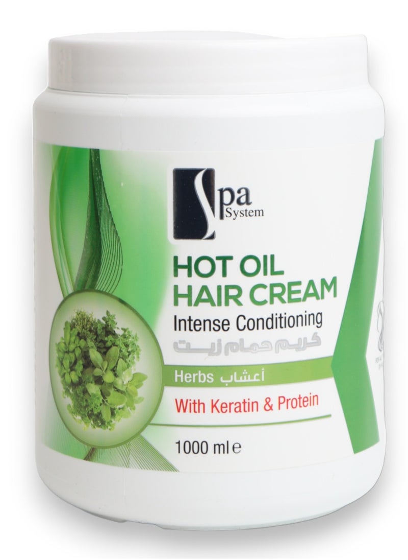 Spa System Hot Oil Hair Cream - Herbs 