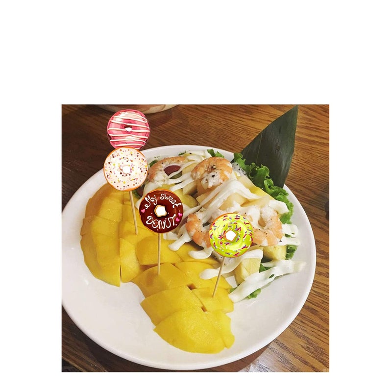 SOLARAE Donut Party Decoration Teacher Encouragement Motivational Sticker Reward Stickers for Book Notebook Planner Laptop Book - Image 3