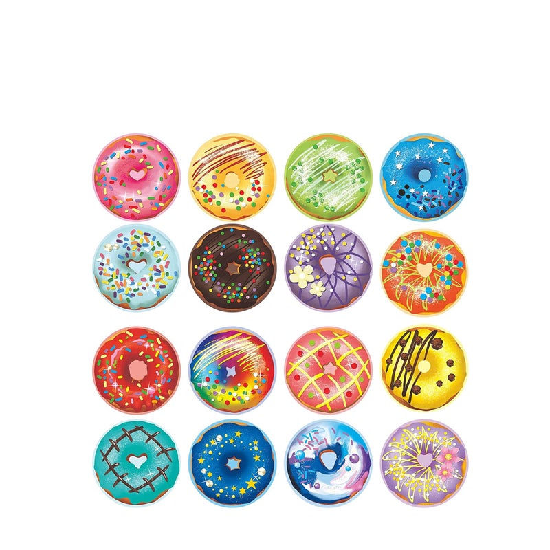 SOLARAE Donut Party Decoration Teacher Encouragement Motivational Sticker Reward Stickers for Book Notebook Planner Laptop Book - Image 2