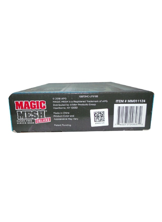 Magic Mesh Magnetic Screen Door Black 83 x 39 Inch MM011124  - Image 5