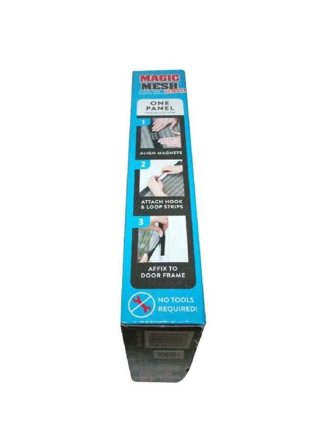 Magic Mesh Magnetic Screen Door Black 83 x 39 Inch MM011124  - Image 4