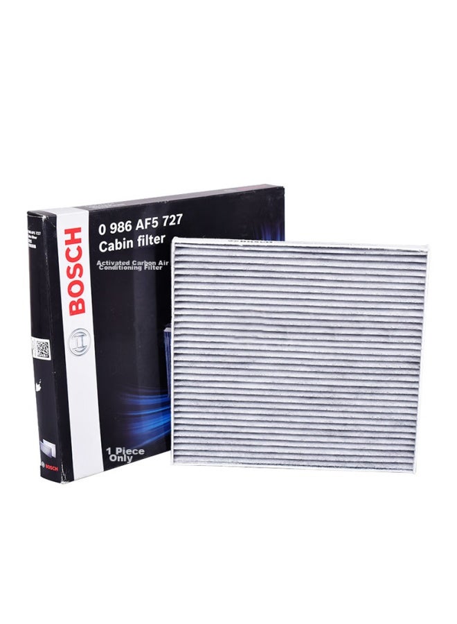 Bosch Pm2.5 Activated Carbon Air Conditioning Filter, Car Air Filter 0986af5727 - Image 1