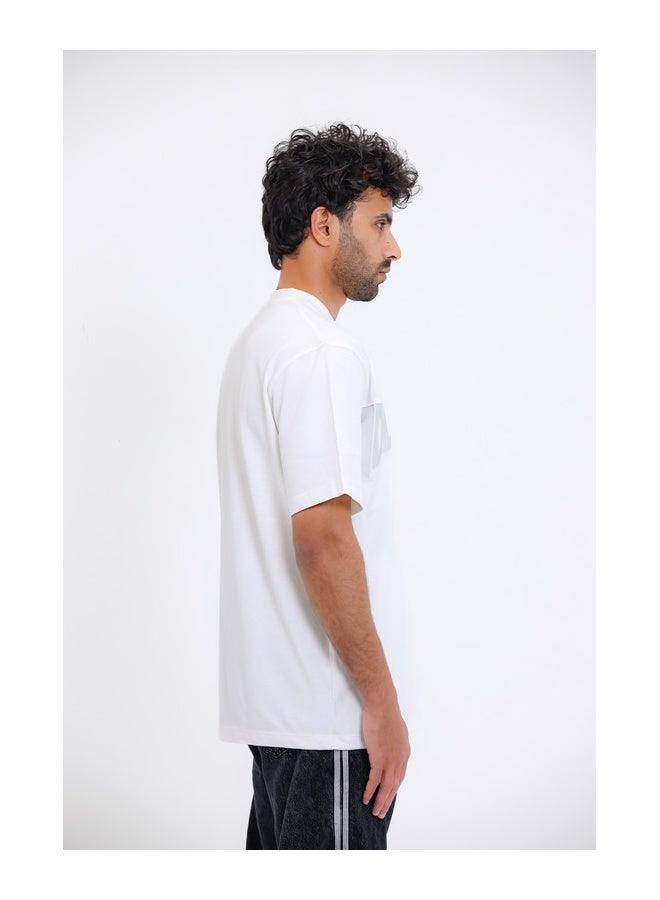 WHITE RABBIT T-Shirt with Bold "DORISE" Graphic Print - Image 4
