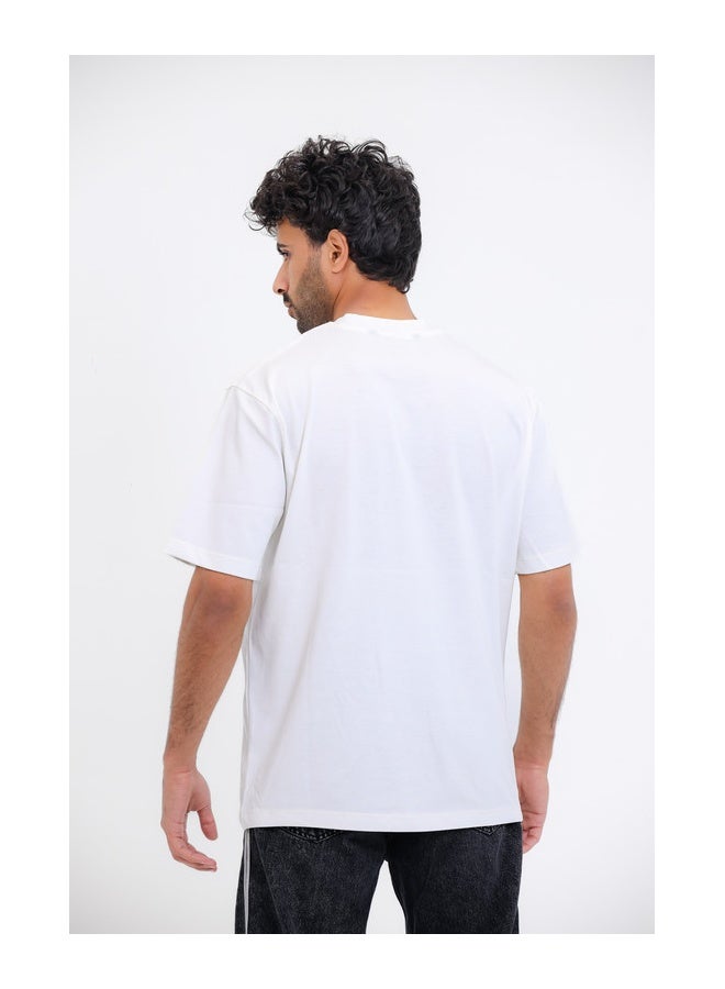 WHITE RABBIT T-Shirt with Bold "DORISE" Graphic Print - Image 2