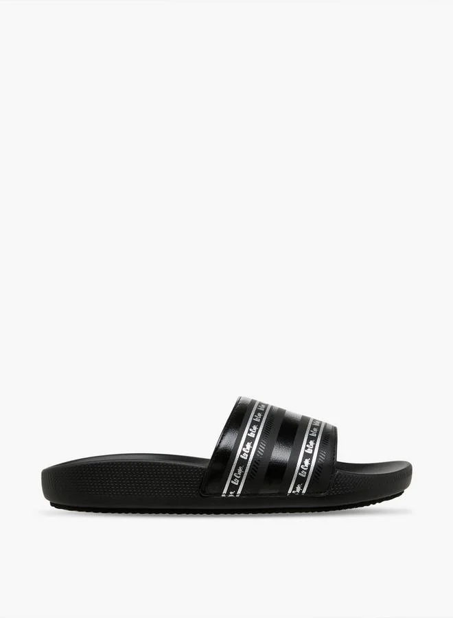 Lee Cooper Men Logo Print Slides