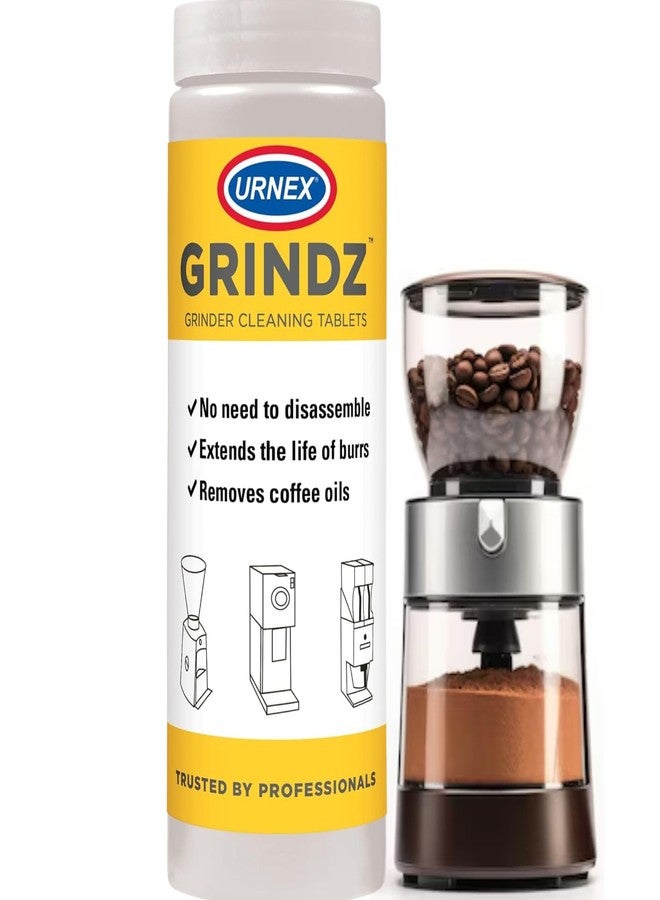 يورنكس أقراص تنظيف مطاحن القهوة الاحترافية من Urnex Grindz - 430 غرام - طبيعية بالكامل وآمنة للاستخدام مع الطعام وخالية من الغلوتين - تنظف الشفرات والغطاء - تساعد على إطالة عمر مطحنتك - Image 1