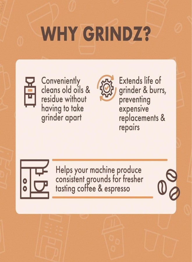 يورنكس أقراص تنظيف مطاحن القهوة الاحترافية من Urnex Grindz - 430 غرام - طبيعية بالكامل وآمنة للاستخدام مع الطعام وخالية من الغلوتين - تنظف الشفرات والغطاء - تساعد على إطالة عمر مطحنتك - Image 2