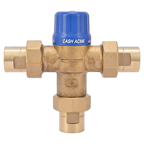 Cash Acme 1/2 Inch HG110 Thermostatic Mixing Valve With FNPT Connections, Brass Plumbing Fitting, 24510 - Image 4