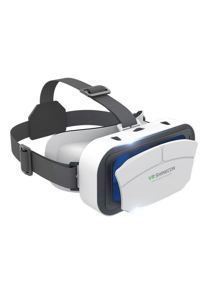 VR SHINECON VR Headset Phone Within 4.7-7.2inch Display Screen Universal Virtual Reality Goggles Soft Comfortable Updated 3D Glasses Compatible for iPhone Android Wearable VR Set for Kids Adults - Image 1