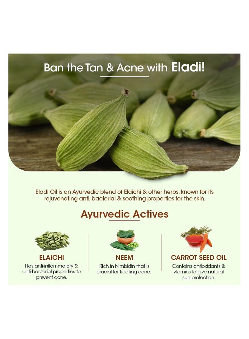 TAC Eladi Sunscreen Gel SPF 50 PA+++|High Grade Sun Protection with UVA/B + Blue Light Barrier|Matte Gel Sunscreen| For Acne Prone Oily Skin|No White Cast & Weightless|Pore Minimizing & Priming- 50gm - Image 3