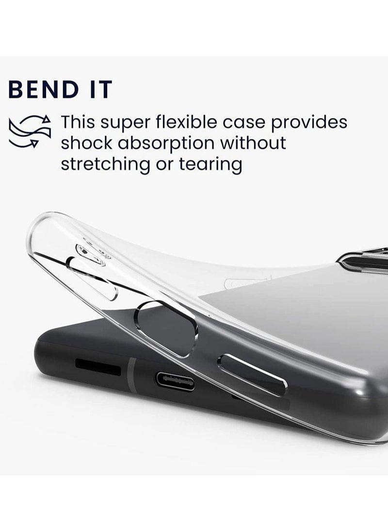 CATANES - Google Pixel 7 Pro Clear Case with Screen Protector 360 Degree Front and Back Protection Shockproof Soft TPU with Anti-Scratch Tempered Glass - Image 1